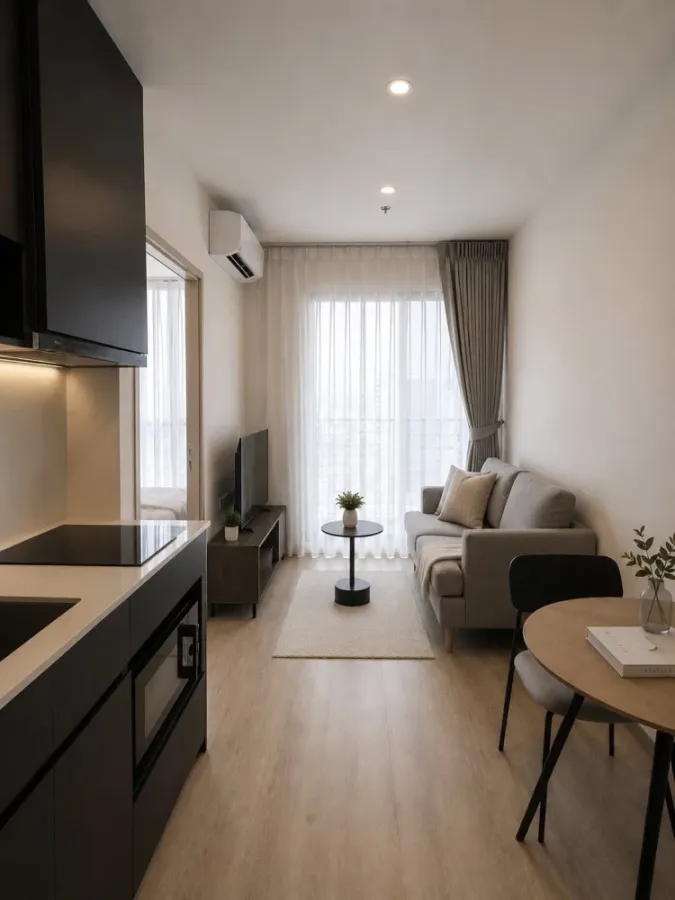 ให้เช่า Noble Nue District R9 ห้องน่าอยู่ ชั้น 31 เฟอร์นิเจอร์ครบครัน วิวเมืองสวยจากชั้นสูง จองด่วน