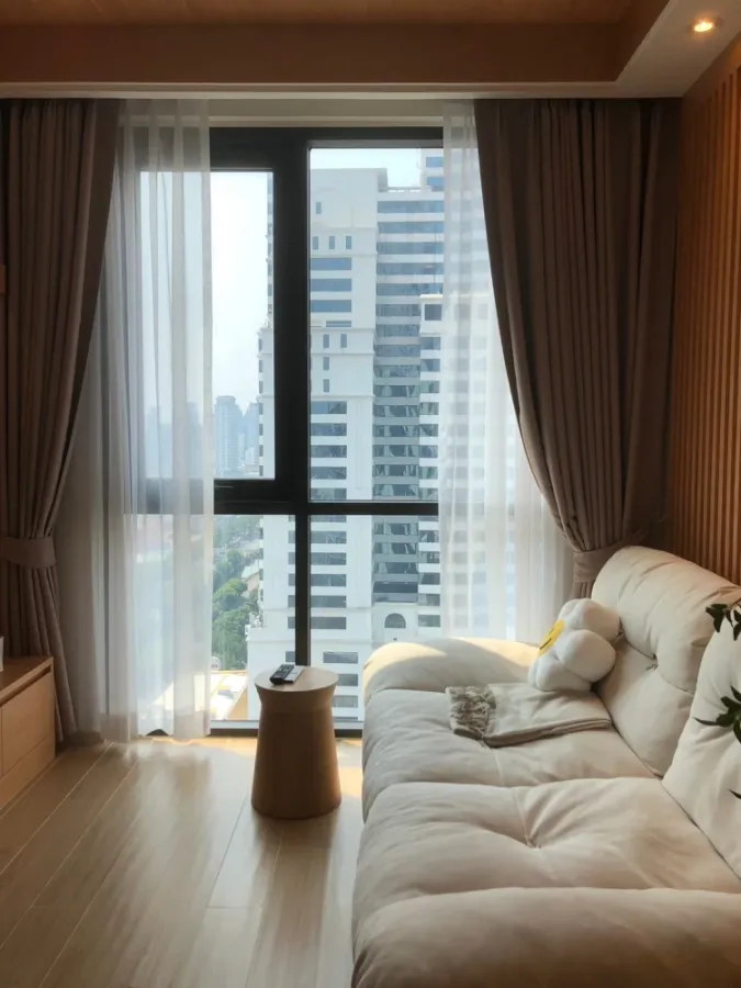 For rent!! Regal Sathorn Narathiwat, 22nd floor, beautiful room, newly renovated, Muji style, fully furnished, ready to move in. Don't miss out!!