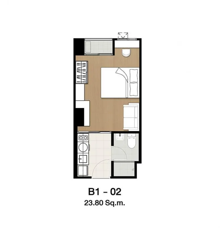 Sell ​​Kensington Phaholyathin 63 rooms decorated simply, warm style, like being at home. Don't miss it