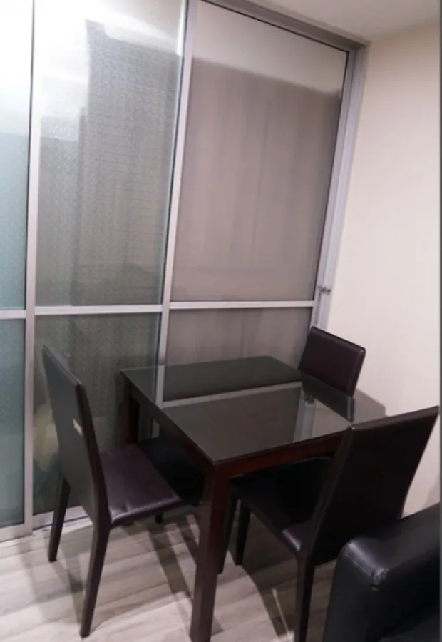Condo for rent, The Cube Ramkhamhaeng, 3rd floor, clear view, beautiful room with furniture and electrical appliances.