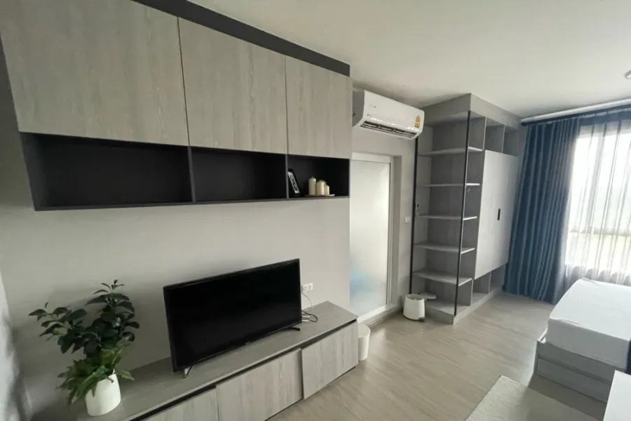 For rent: Dcondo Campus Kampangsaen, 1 bedroom, 1 bathroom, 8th floor, fully furnished. Book now!