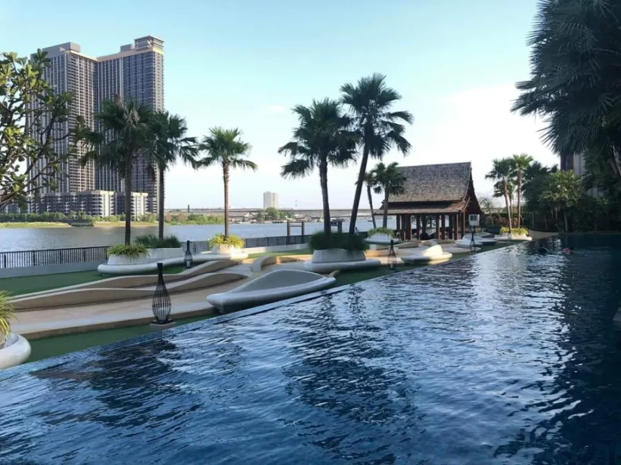 ให้เช่า Metro Luxe Riverfront รัตนาธิเบศร์ เฟอร์นิเจอร์+เครื่องใช้ไฟฟ้าครบ มีเครื่องในตัว จองเลย