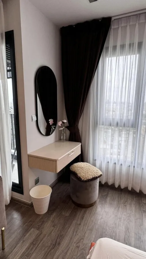 For rent: Life Ladprao Valley, a nice room on the 27th floor with a high view, comes with complete facilities. Book now.