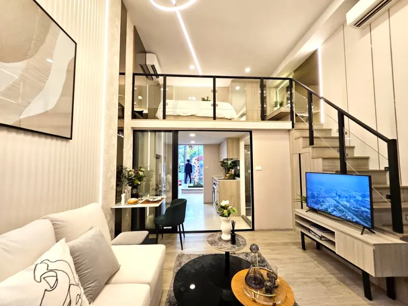 ขายดาวน์ ออริจิ้น ปลั๊ก & เพลย์ ศรีนครินทร์ ชั้น 29 ห้องแบบ Duo Space จองเลย ด่วนๆ