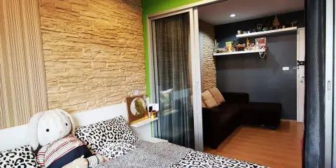 ขาย D Condo รัตนาธิเบศร์ แต่งสไตล์คลาสสิค คุมโทนสุดหรู แต่งผนังสุดสวย โอ้ยใครเห็นก็ชอบ ด่วนๆรีบเลย
