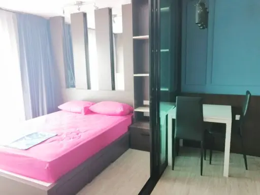 For rent, REACH Phahonyothin 52, Building F, 8th floor, beautiful room, fully furnished. Ready to move in. Book now. Don't wait.