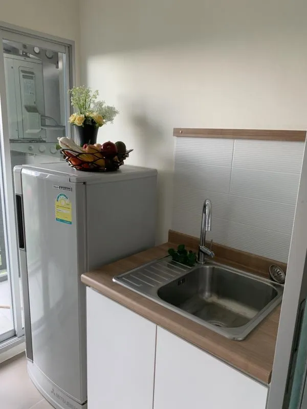 For rent!! Condo U Delight @ Huamark Station, 15th floor, pool view. Beautiful room, fully furnished, don't be slow!!