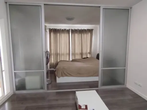 ให้เช่า D condo Campus Resort Bangsean ห้องชั้น 7 เฟอร์ครบครัน วิวสระว่ายน้ำ ห้ามพลาด