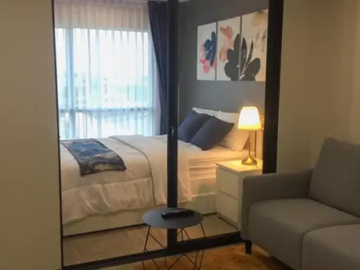 Rent: Regent home Sukhumvit 97/1, size 28 sq m, built-in furniture, washing machine, near bts, hurry