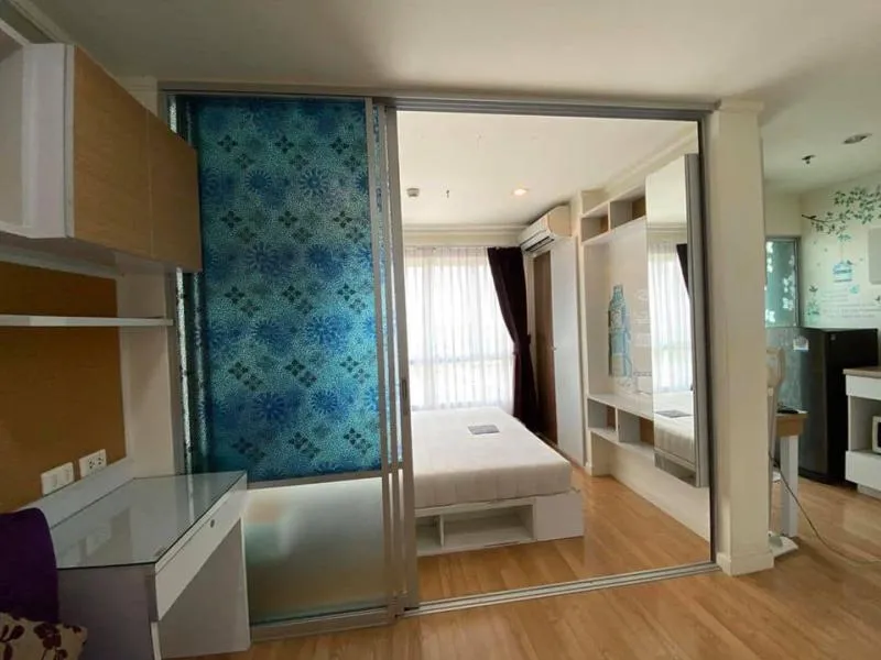 Hurry! Condo for rent, Lumpini Ville Chaengwattana-Pak Kret, 18th floor, beautiful room, good central area, don't miss it!!