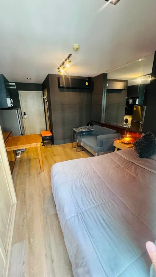 ให้เช่า Elio สุขุมวิท 64 Studio ขนาด 22 ตร.ม. ห้องสวย เฟอร์ครบ มีเครื่องซักผ้า คุ้มราคา