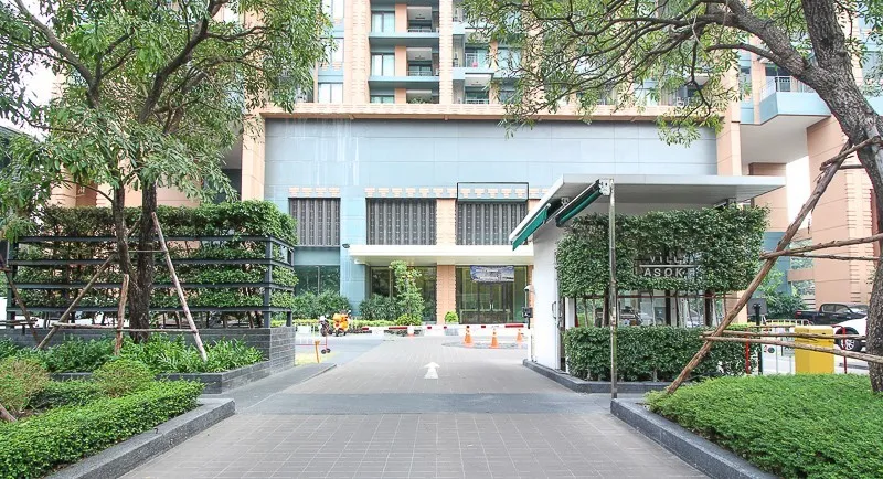For sale, for rent, luxury condo, Villa Asoke, 37-38th floor, corner room, the most beautiful view on the floor, luxuriously decorated, hurry and rese