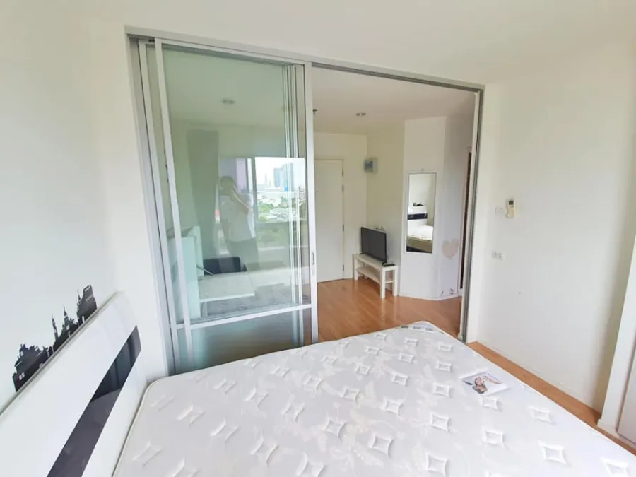 Condo for rent, Lumpini Ville Sukhumvit 77, beautiful room, ready to move in, complete form, near BTS, don't miss it!