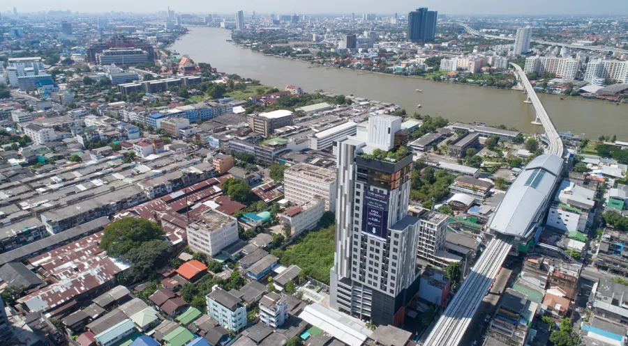 Condo for rent, Chewathai Residence, Bang Pho, fully furnished, built-in, complete electrical appliances If interested, hurry to reserve.
