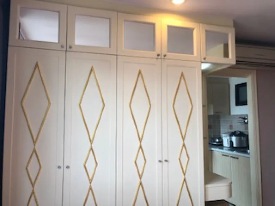 ให้เช่า!! คอนโด ลุมพินี วิลล์ พหล-สุทธิสาร ชั้น12 ตึกA ชั้น12 Built-in ใหม่ Fully Fernished จองเลย!!