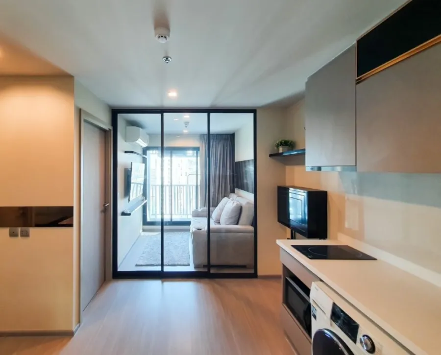For rent Life Ladprao, perfectly decorated room, very livable, fully furnished and electrical appliances, book now