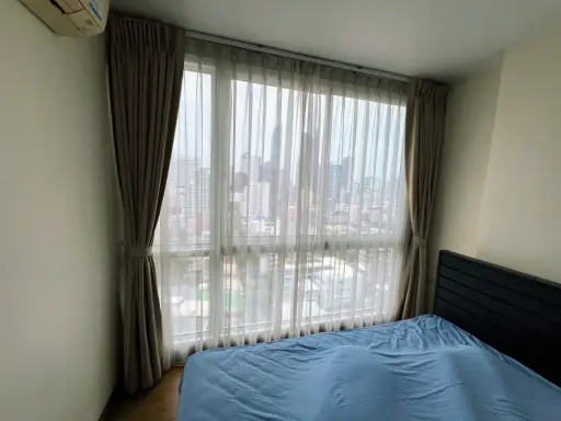 Selling Wish @ Samyan, 18th floor, beautiful city view, well-divided rooms, fully furnished. Don't miss out! images