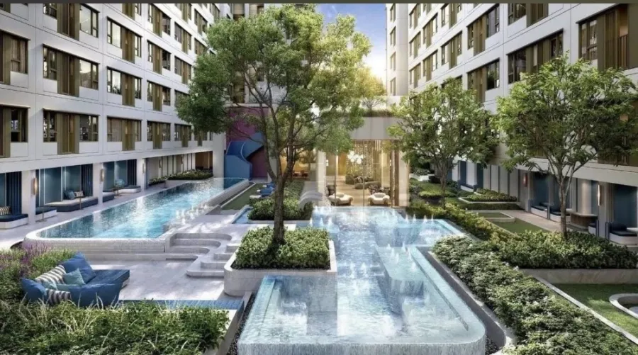 Selling down payment for Life Sathorn - Narathiwas 22, 1 bedroom, 2nd floor. Spacious living area, full amenities. Book now!