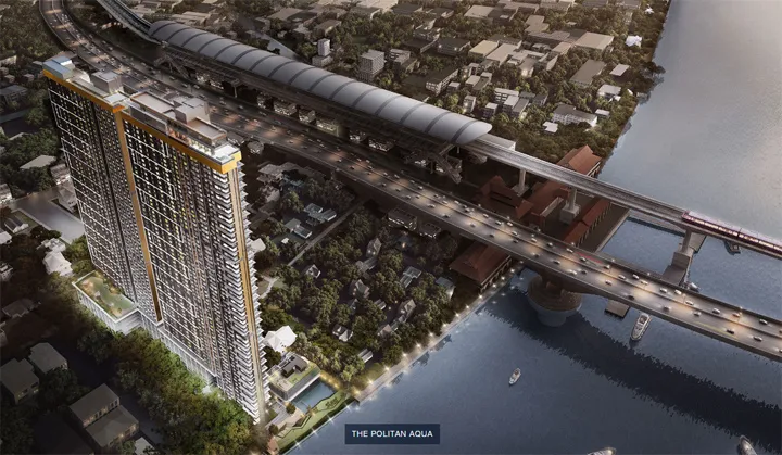 ขาย The Politan Aqua ห้องน่าอยู่ ทำเลดี มาพร้อมเฟอร์ครบครัน เห็นวิวแม่น้ำ ดีแบบนี้ห้ามพลาด