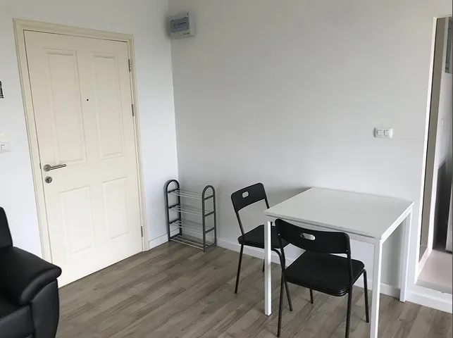 The most beautiful view room has arrived. For rent, D Condo Resort Rangsit, 1 bedroom, 1 bathroom, fully furnished, ready to move in.