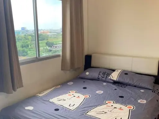 ให้เช่า คอนโด ลุมพินี ร่มเกล้า - สุวรรณภูมิ ตึก ห้องสตูดิโอ B3 ชั้น8 ขนาด 22 ตรม. ราคาคุ้ม จองได้เลย