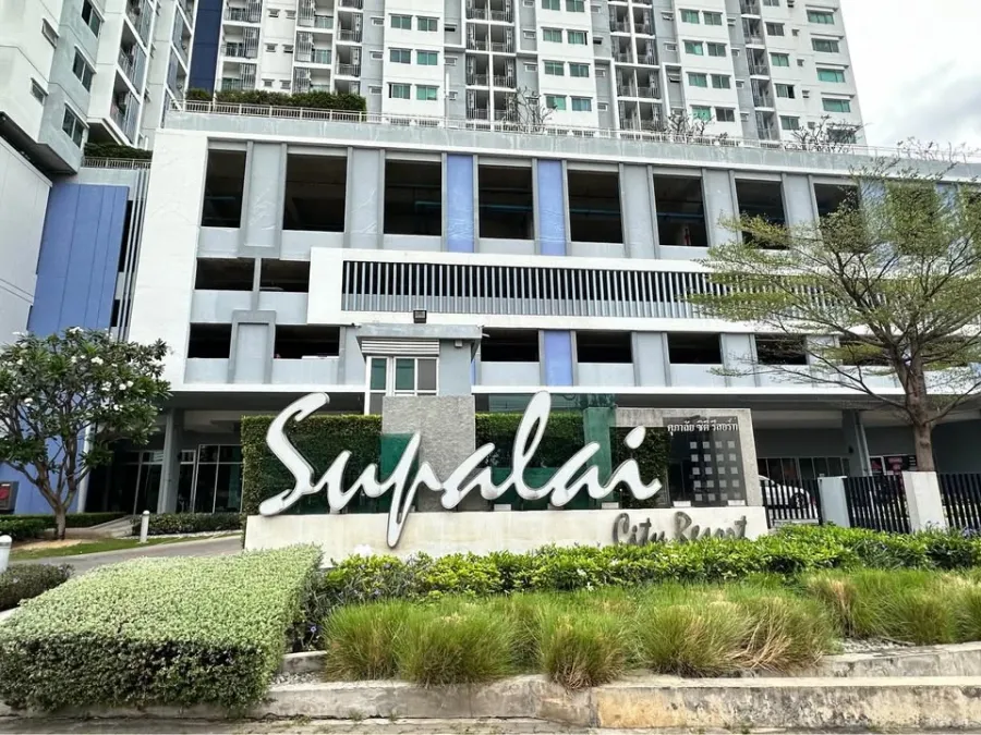 For rent: Supalai City Resort Phranangklao Station–Chaophraya. Ready-to-move-in room, affordable price, spacious and comfortable. Book now!