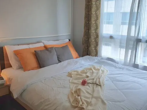 For sale: Lumpini Ville On Nut-Pattanakarn, 4th floor, beautiful room, fully decorated, ready to move in immediately, reserve now, urgently.
