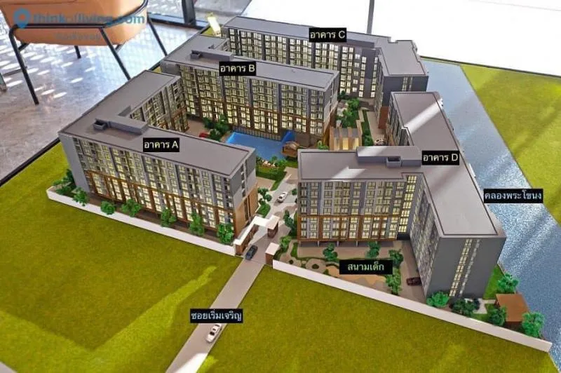 Condo sales down, The Excel Hideaway, Sukhumvit 50, size 30 sq.m., high floor, beautiful view first come first served.