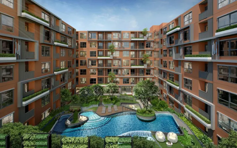 ขาย เช่าคอนโด เดอะทรี ดินแดง ราชปรารถ 1 ห้องนอน 1 ห้องน้ำ พร้อมเฟอร์นิเจอร์ จองเลยจ้า