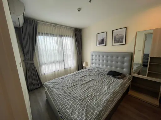 For rent!! Condo Rich Park Triple Station, 11th floor, swimming pool view, decorated with luxurious built-in furniture, book now!!