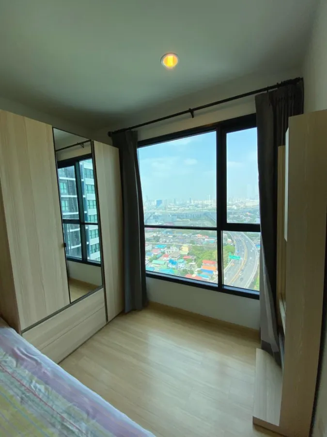 Condo for rent, The Base Rama 9 - Ramkhamhaeng, city view, clear view, unblocked view, separated room