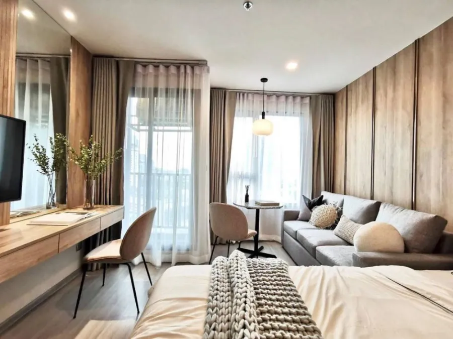 Condo for rent Life Ladprao, very luxuriously decorated. Premium grade furniture Heaven of relaxation. Hurry up to reserve.