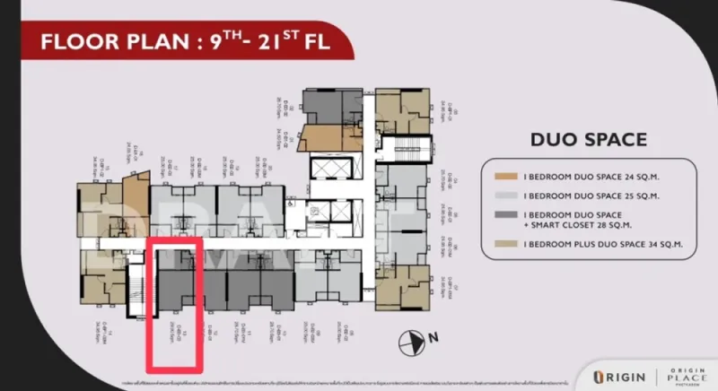ขายดาวน์ Origin Place Phetkasem ชั้น 20 โครงการดี น่าอยู่ สนใจจองเลย