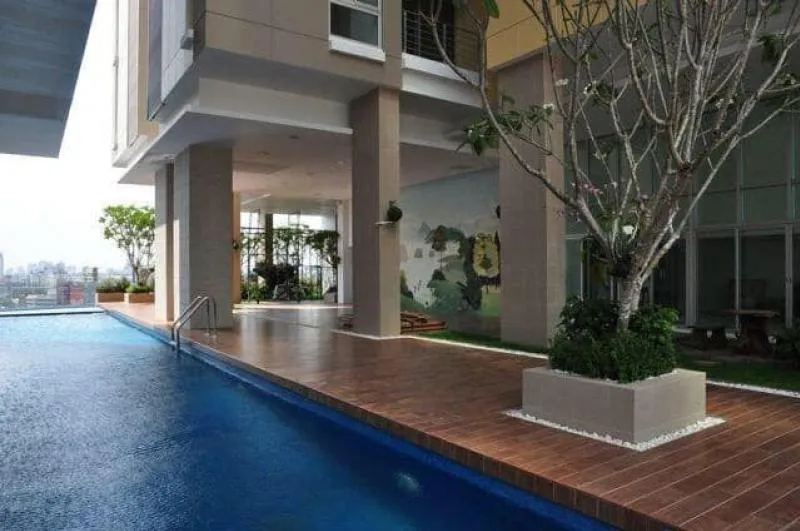 Condo for sale, My Resort Bangkok, ready to move in. Furnished and electrical appliances are complete, very worthwhile. Hurry up.