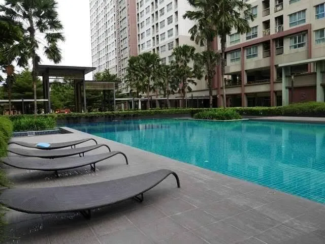 For rent, Lumpini Place Ratchayothin, 20th floor, corner room, beautiful view, facing north, good wind, fully furnished. ready to move in