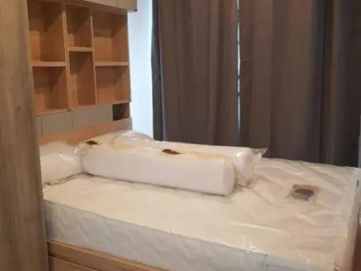 - Rent lumpini place bangna km.3, 4th floor, building C, beautiful room, built-in, full of furniture Ready in the beautiful center, hurry