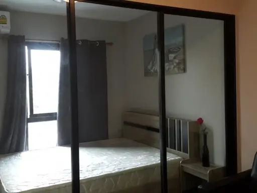 For rent urgently!! Plum Condo Chaengwattana Station, 3rd floor, Building A, beautiful room, fully furnished, ready to move in. Don't miss it!!