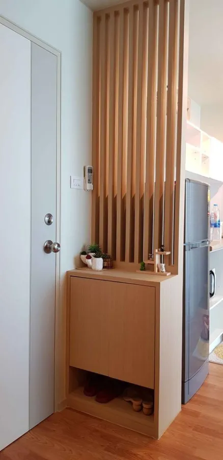 Condo for rent, Lumpini Ville Suksawat-Rama 2, 26th floor, city view, minimalist style room, book now.