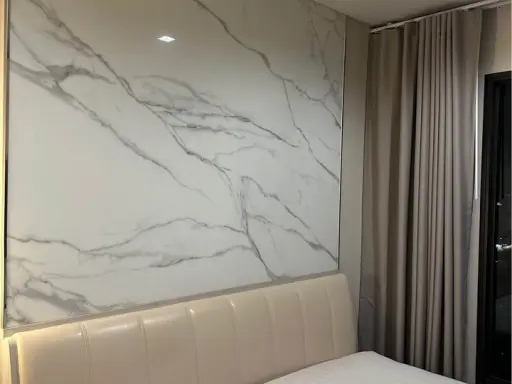 For rent, Life Asoke-Rama 9, high floor, beautifully decorated with built-ins, cozy, just carry one bag and move in. images