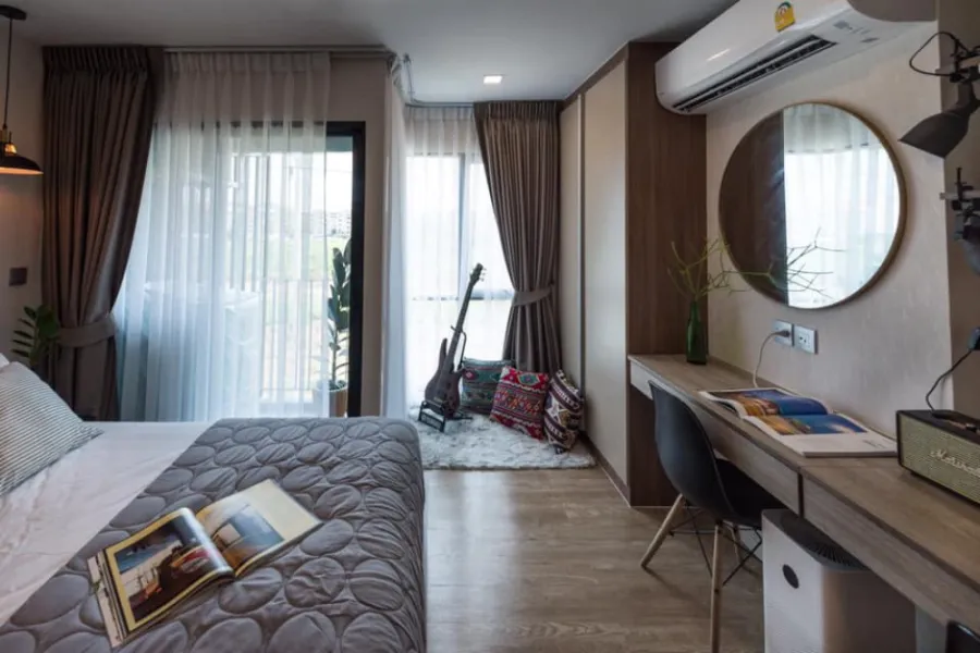 KAVE TOWN SHIFT ให้เช่า ชั้นสูง ห้องสวยน่าอยู่ เฟอร์นิเจอร์ และเครื่องใช้ไฟฟ้าครบครัน สนใจรีบเลยจ้า