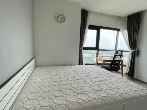 For rent: THE BASE Phetkasem, 25th floor, city and river views, fully furnished, ready to move in. Book now!