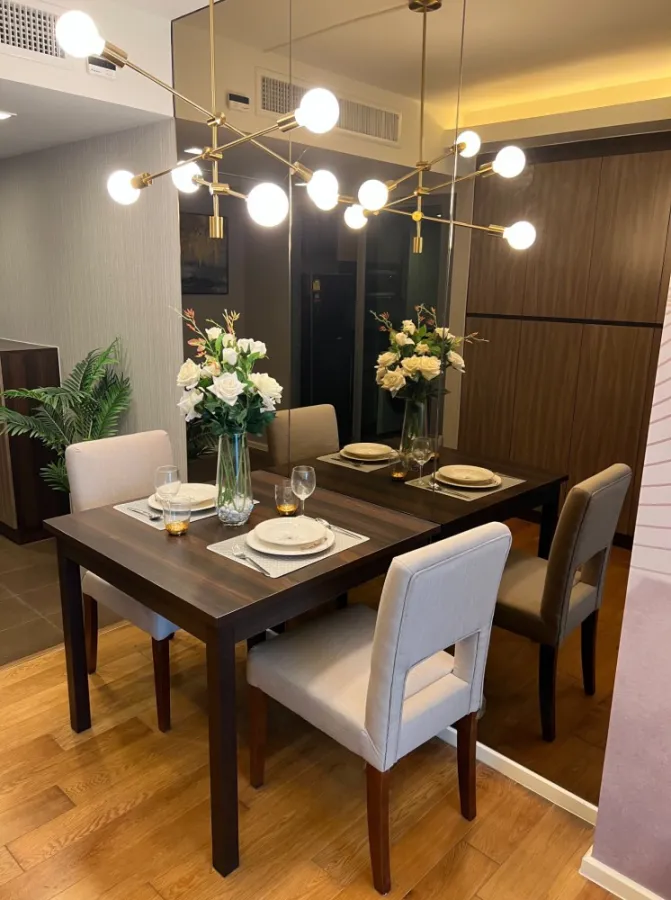 Condo for rent, Focus at Ploenchit, spacious room, 3rd floor, beautiful decoration, ready to move in. Don't wait!!