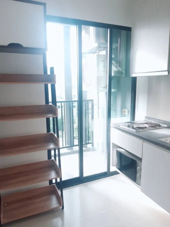 Condo for rent, The Base Park West, fully furnished with built-in furniture The room is ready