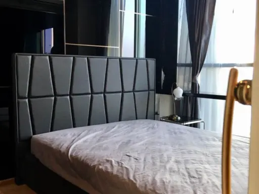 For rent, Noble Revolve Ratchada, luxurious built-in room, very classy, fully furnished, great price, book quickly
