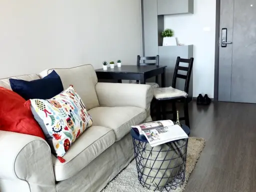 For rent IDEO Sukhumvit 93 ห้องพร้อมอยู่ เฟอร์ เครื่องใช้ไฟฟ้าครบ ราคาดี คุณต้องจองเลยอย่าช้า images
