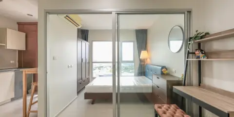 ขาย Aspire Sathorn-Taksin (Timber Zone) ห้องชั้นสูง เฟอร์พร้อม หิ้วกระเป๋ามาได้เลย+++