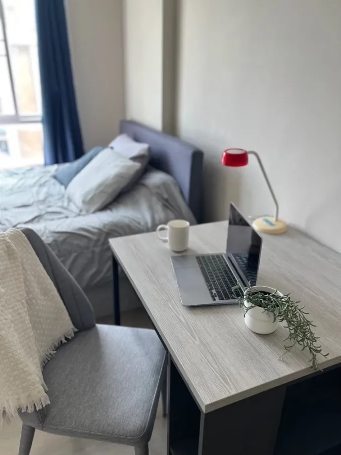 Condo for sale D CONDO CAMPUS DOME RANGSIT, fully furnished, decorated and ready to move in, urgent.