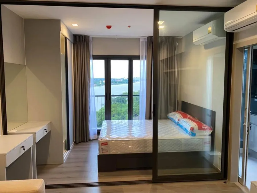 ให้เช่า The Politan Aqua ห้องขนาด 30 ตรม. ชั้น 15 ระเบียงหันทางทิศเหนือ วิวแม่น้ำ สนใจรีบเลยจ้า