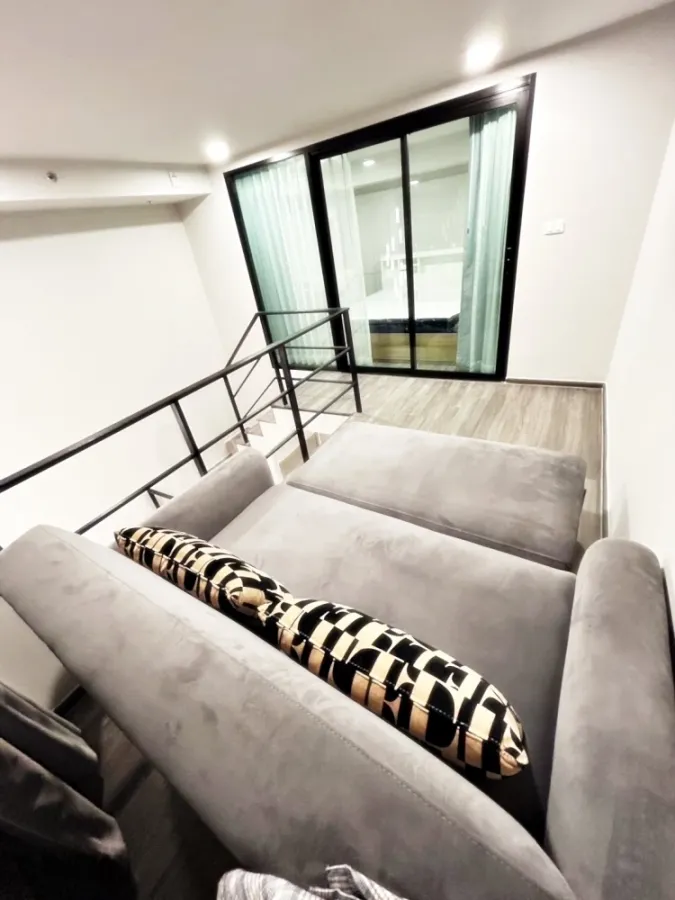 For rent!! Ideo Ramkhamhaeng - Lamsalee Station, 35th floor, beautiful and luxurious room, fully furnished, ready to move in! Reserve now!!