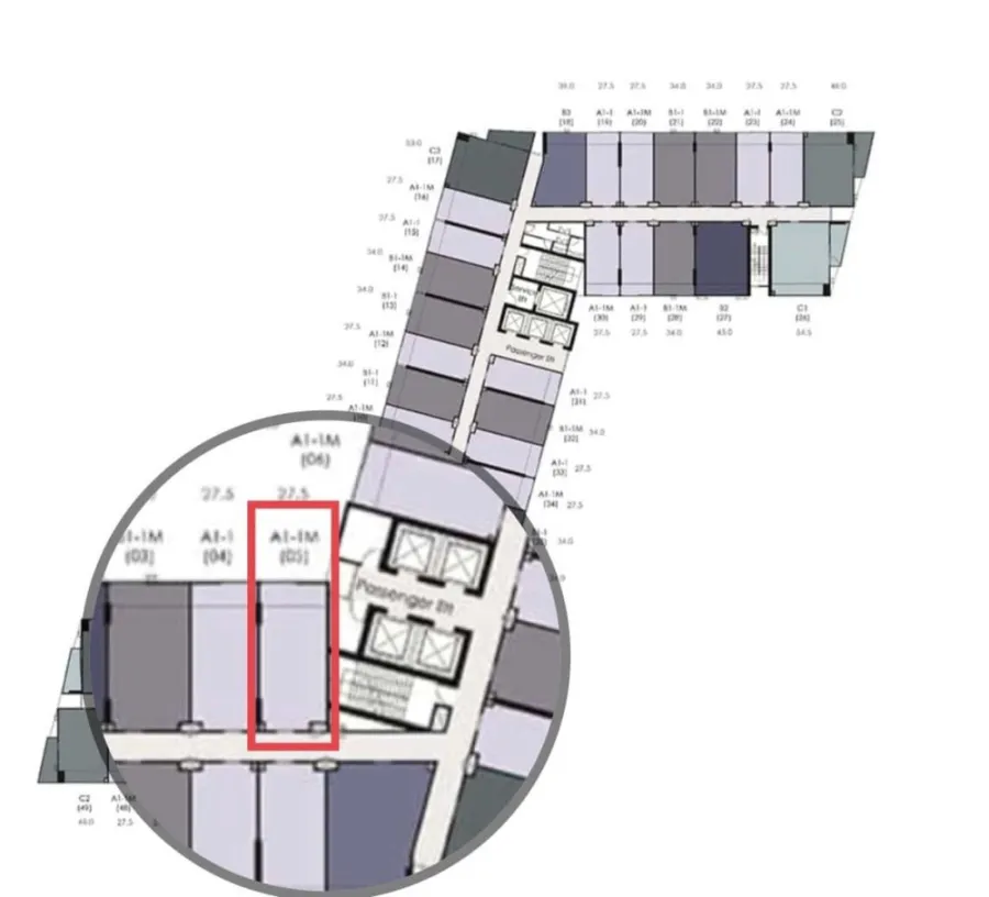 Sale down payment Landmark @MRTA Station, 19th floor, double space room, great price, miss it and you will regret it.